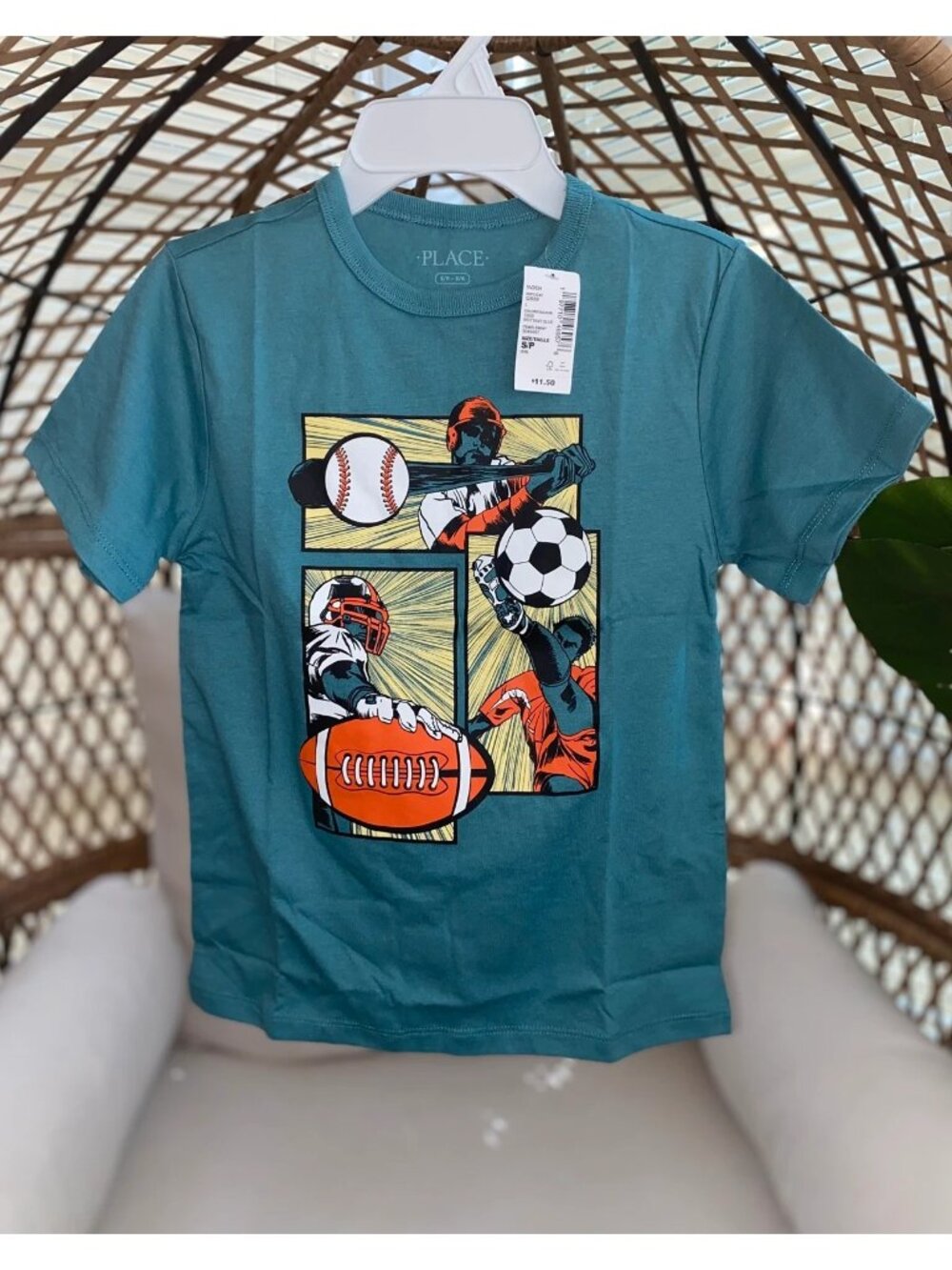 The Children’s Place Kids Little Boy Short Sleeve TShirt Top Size S 5/6